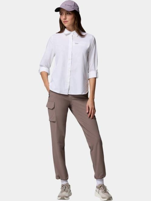 camasa cu maneci lungi pt. femei Columbia Silver Ridge Utility II Long Sleeve Shirt alb 5