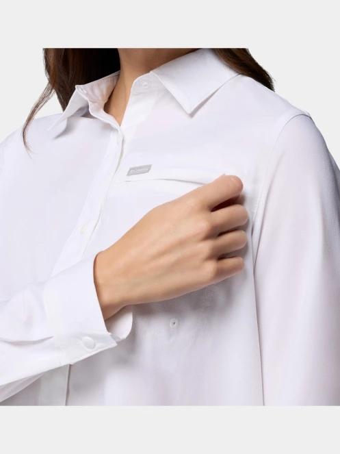 camasa cu maneci lungi pt. femei Columbia Silver Ridge Utility II Long Sleeve Shirt alb 9