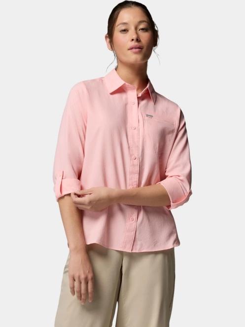 camasa cu maneci lungi pt. femei Columbia Silver Ridge Utility II Long Sleeve Shirt roz 11