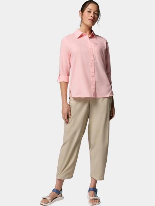 camasa cu maneci lungi pt. femei Columbia Silver Ridge Utility II Long Sleeve Shirt roz 5