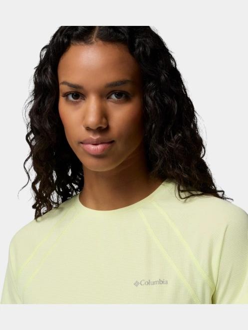 tricou pentru sport, cu maneci scurte pt. femei Columbia Stealth Spring Short Sleeve Tee galben 6