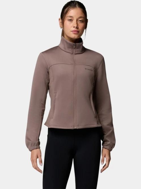 pulover polar pt. femei Columbia Sloan Crest Spacer Fleece Full Zip gri 2