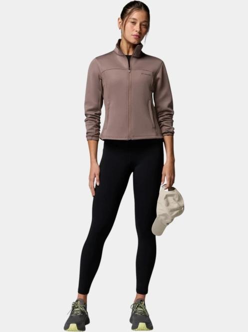 pulover polar pt. femei Columbia Sloan Crest Spacer Fleece Full Zip gri 5