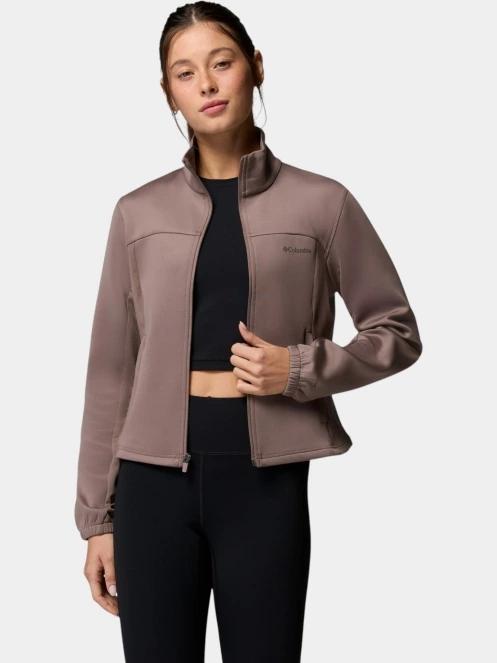 pulover polar pt. femei Columbia Sloan Crest Spacer Fleece Full Zip gri 6