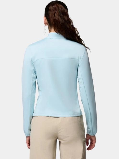 pulover polar pt. femei Columbia Sloan Crest Spacer Fleece Full Zip albastru deschis 4