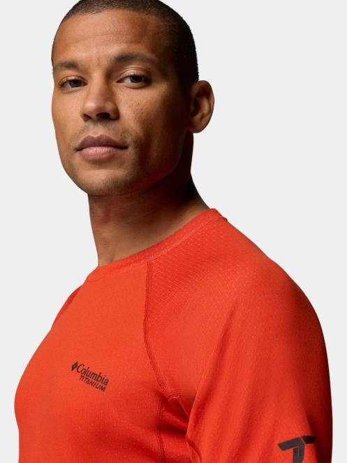 tricou pentru sport, cu maneci scurte pt. barbati Columbia Driventure Short Sleeve rosu 9