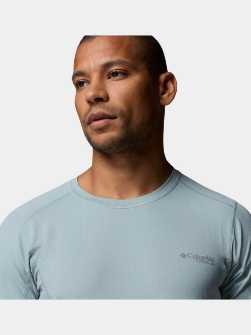 tricou pentru sport, cu maneci scurte pt. barbati Columbia Diamond Peak Pro Short Sleeve albastru deschis 8