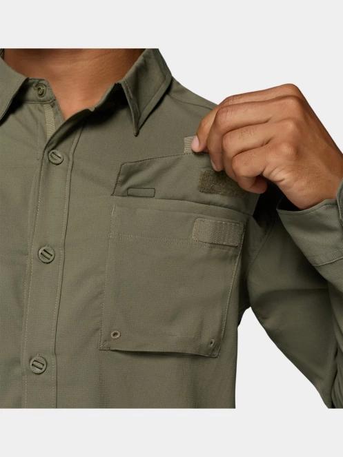 camasa cu maneci lungi pt. barbati Columbia Silver Ridge Utility II Long Sleeve Shirt verde inchis 7