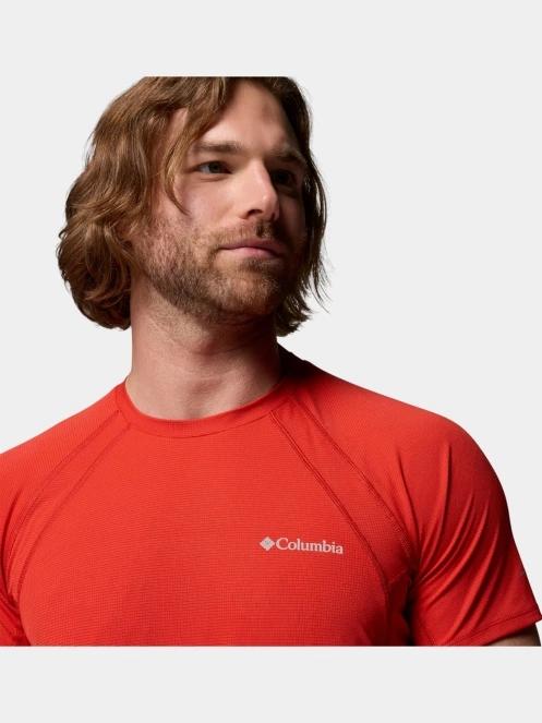 tricou pentru sport, cu maneci scurte pt. barbati Columbia Stealth Spring Short Sleeve Tee rosu 6