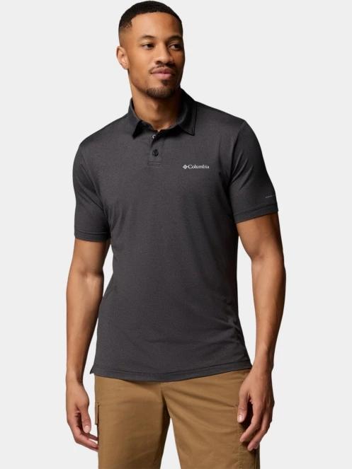 tricou cu guler pt. barbati Columbia Parsons Point Polo gri 2