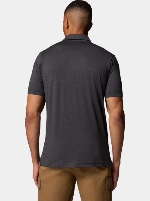 tricou cu guler pt. barbati Columbia Parsons Point Polo gri 4