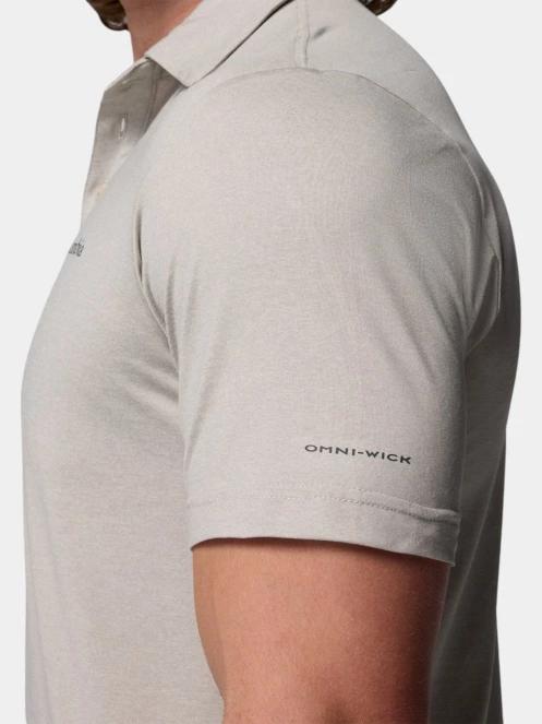 tricou cu guler pt. barbati Columbia Parsons Point Polo nisip 7