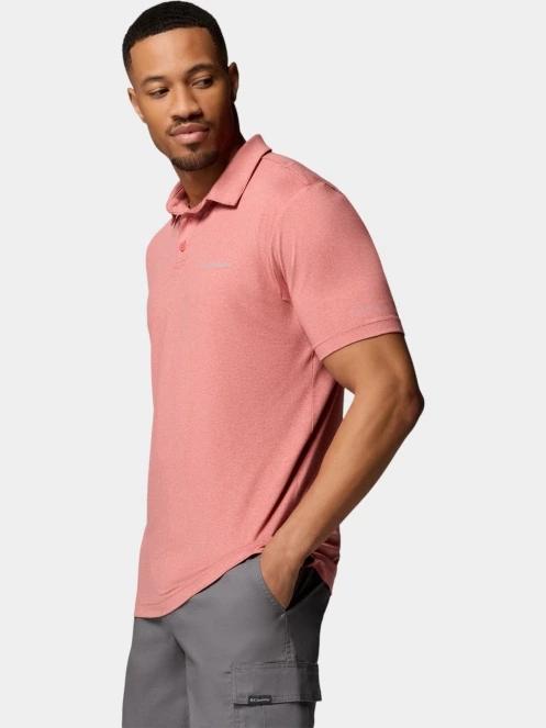 tricou cu guler pt. barbati Columbia Parsons Point Polo roz 3