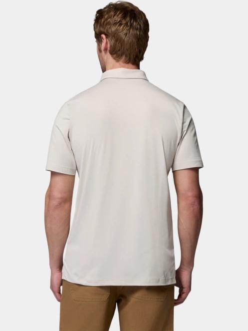 tricou cu guler pt. barbati Columbia Parsons Point Polo nisip 4