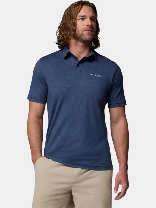 tricou cu guler pt. barbati Columbia Parsons Point Polo albastru inchis 2