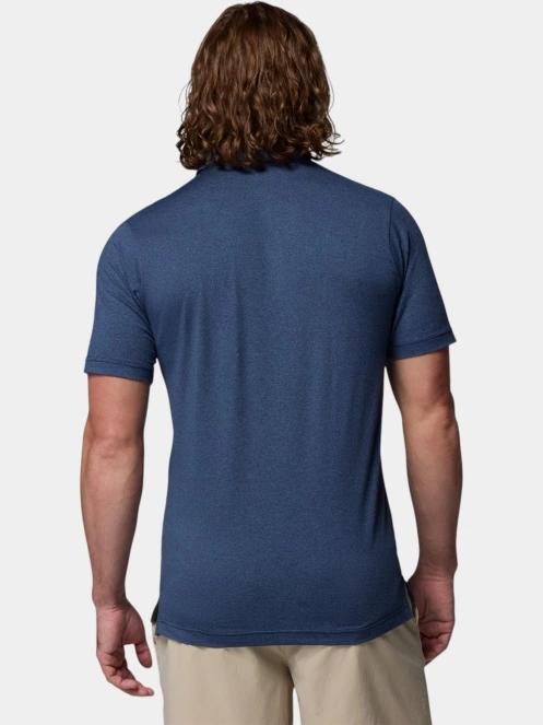 tricou cu guler pt. barbati Columbia Parsons Point Polo albastru inchis 4