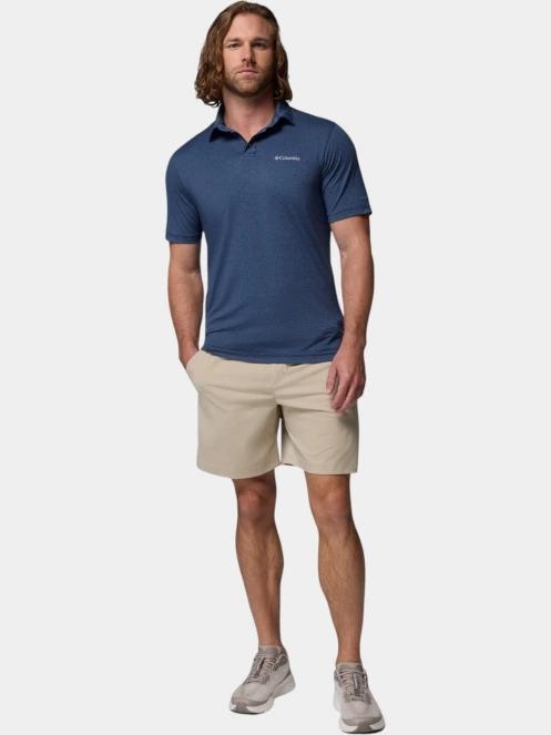 tricou cu guler pt. barbati Columbia Parsons Point Polo albastru inchis 5