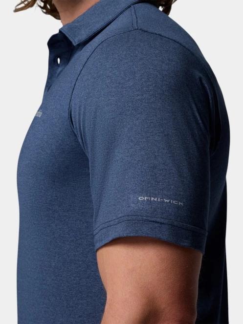 tricou cu guler pt. barbati Columbia Parsons Point Polo albastru inchis 7