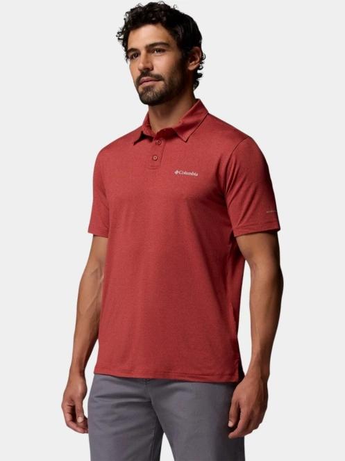 tricou cu guler pt. barbati Columbia Parsons Point Polo rosu 3