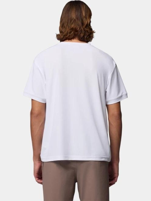 tricou pentru sport, cu maneci scurte pt. barbati Columbia Chill Creek Knit Tee alb 4