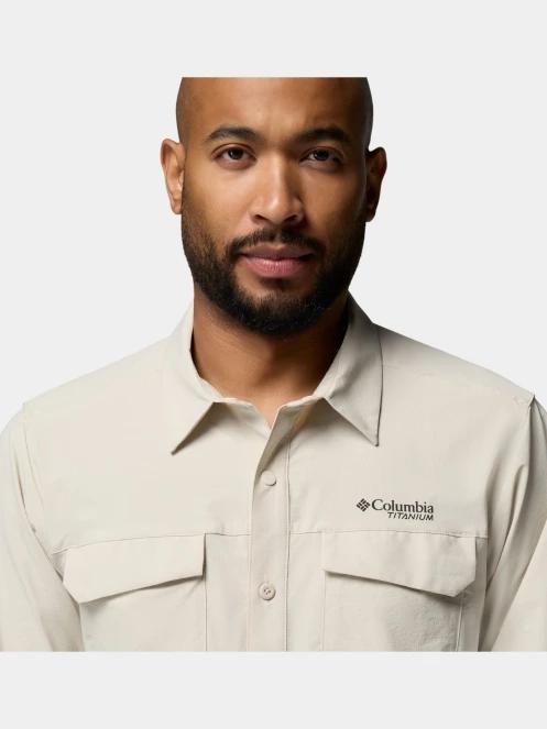 camasa cu maneci lungi pt. barbati Columbia Silver Ridge Elite Long Sleeve Woven nisip 8
