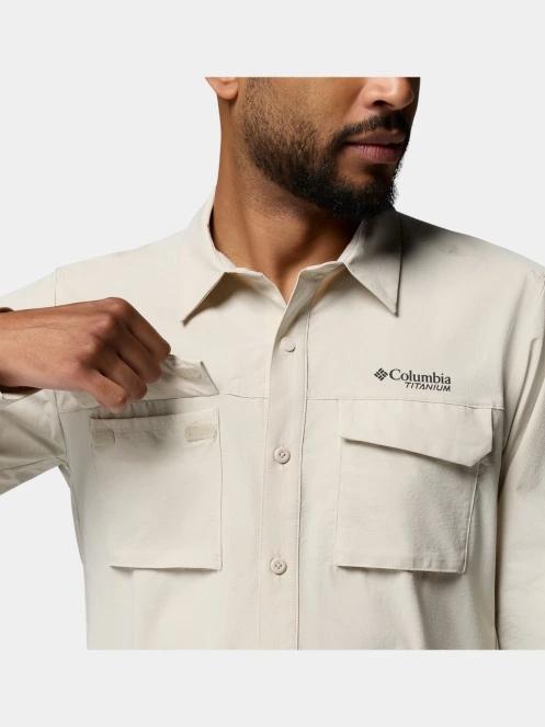 camasa cu maneci lungi pt. barbati Columbia Silver Ridge Elite Long Sleeve Woven nisip 9