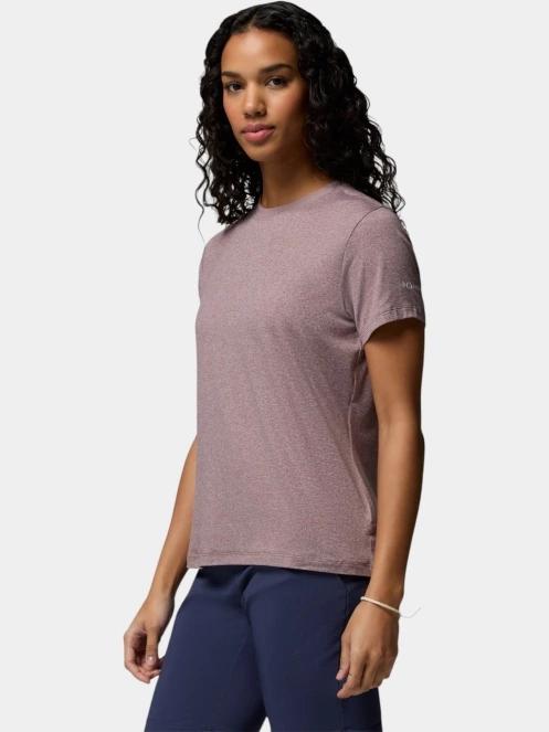 tricou cu maneci scurte pt. femei Columbia Parsons Point Back Graphic Tee violet 3
