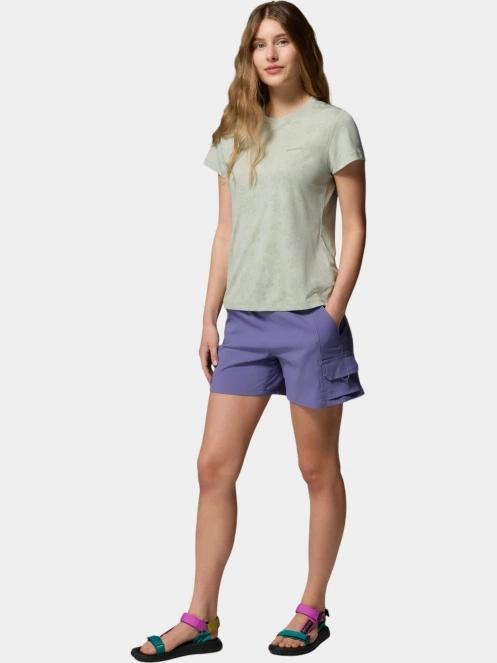 tricou pentru sport, cu maneci scurte pt. femei Columbia Bluebird Canyon II Short Sleeve Crew oliv 5