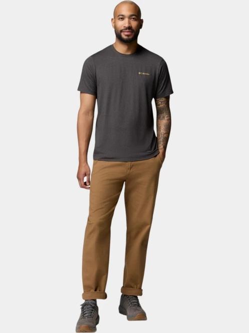 tricou pentru sport, cu maneci scurte pt. barbati Columbia Parsons Point Short Sleeve Back Graphic Tee negru 5