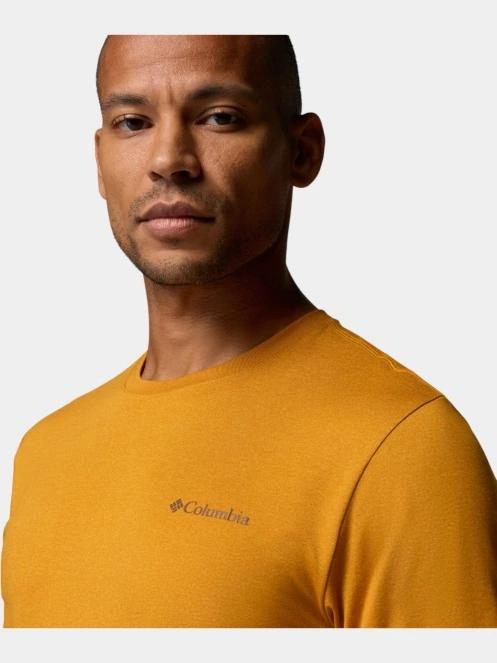 tricou pentru sport, cu maneci scurte pt. barbati Columbia Parsons Point Short Sleeve Back Graphic Tee portocaliu 6