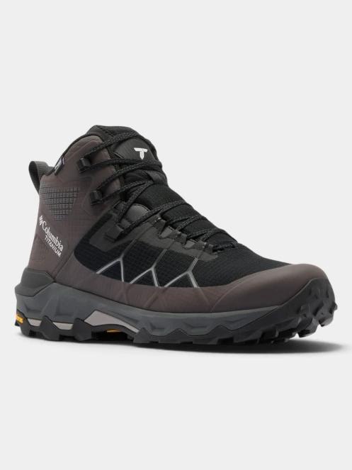 bocanci de drumetie impermeabili pt. barbati Columbia Peakfreak Summit Titanium Mid Outdry negru 4
