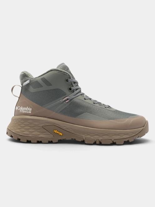 bocanci de drumetie impermeabili pt. femei Columbia Tellurix Titanium Outdry Mid verde 4