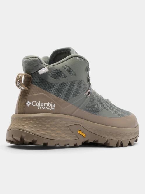 bocanci de drumetie impermeabili pt. femei Columbia Tellurix Titanium Outdry Mid verde 10
