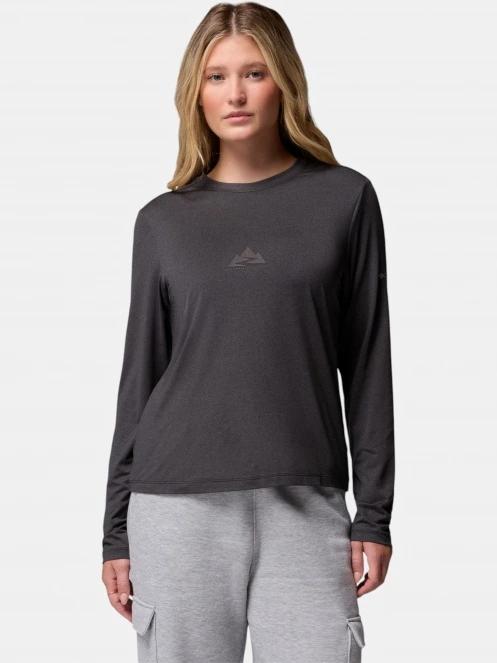 tricou cu maneci lungi pt. femei Columbia Parsons Point Long Sleeve Graphic Tee negru 2