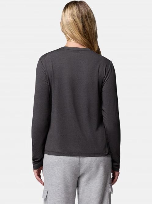 tricou cu maneci lungi pt. femei Columbia Parsons Point Long Sleeve Graphic Tee negru 4