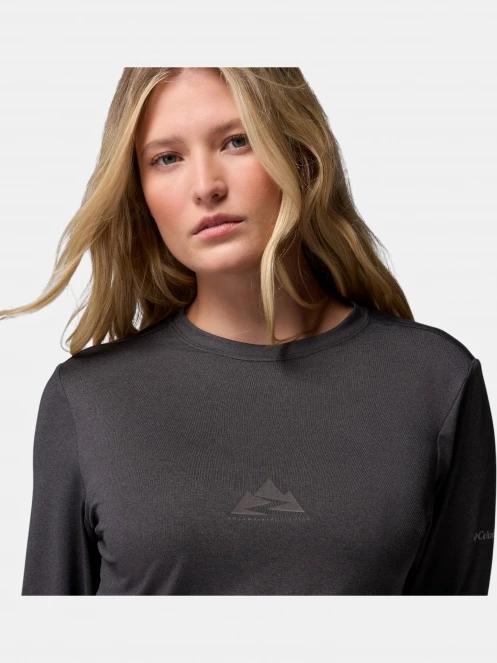tricou cu maneci lungi pt. femei Columbia Parsons Point Long Sleeve Graphic Tee negru 6