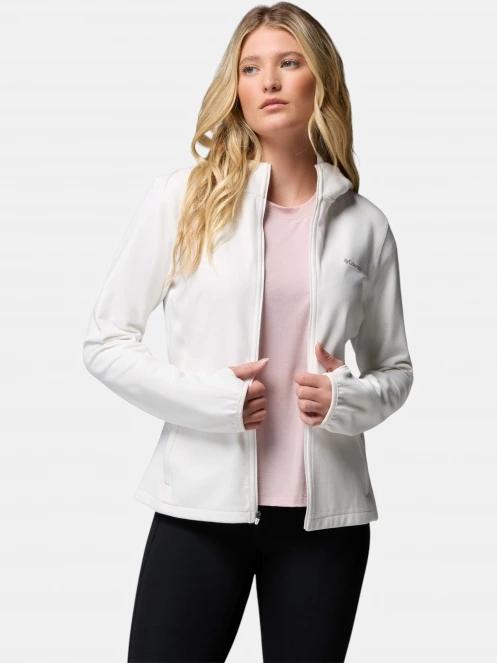pulover cu gluga pt. femei Columbia Star Valley Hooded Full Zip nisip 6