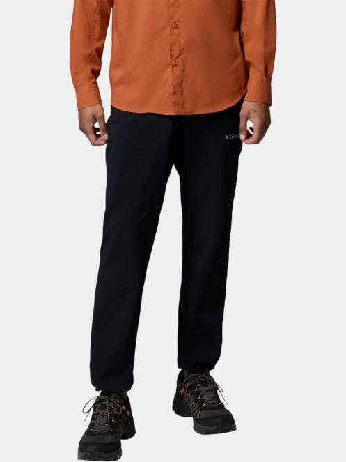 pantaloni de drumetie pt. barbati Columbia Essential Hike Brushed Back Pant negru 2