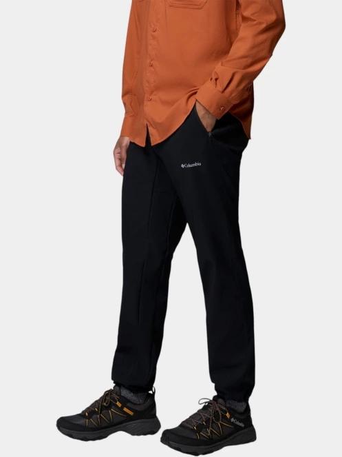 pantaloni de drumetie pt. barbati Columbia Essential Hike Brushed Back Pant negru 3