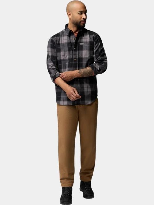 camasa cu maneci lungi pt. barbati Columbia Pitchstone Stretch Flannel negru 5