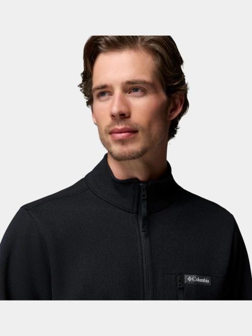 pulover polar pt. barbati Columbia Sweater Weather Full Zip negru 7