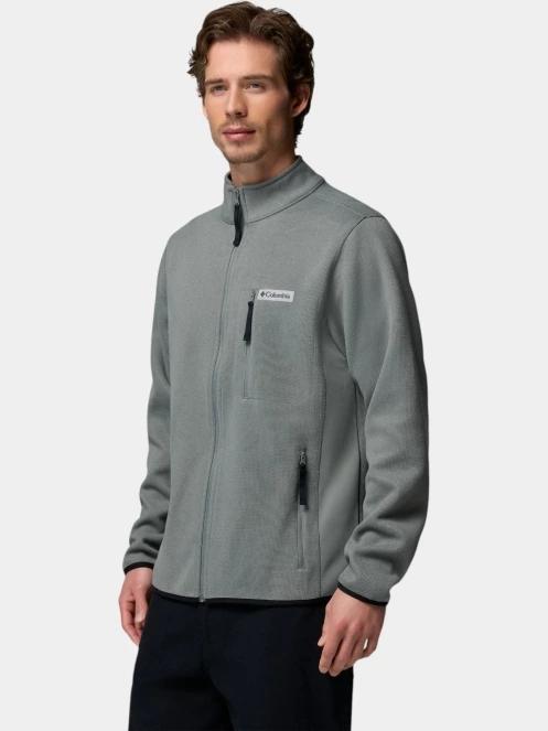 pulover polar pt. barbati Columbia Sweater Weather Full Zip verde 3