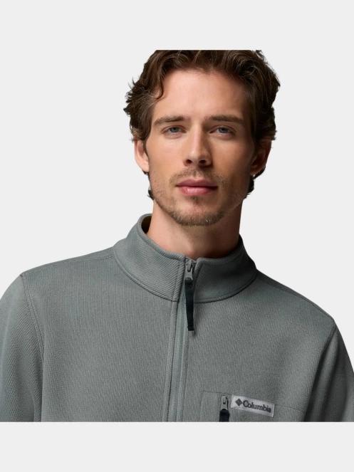 pulover polar pt. barbati Columbia Sweater Weather Full Zip verde 7
