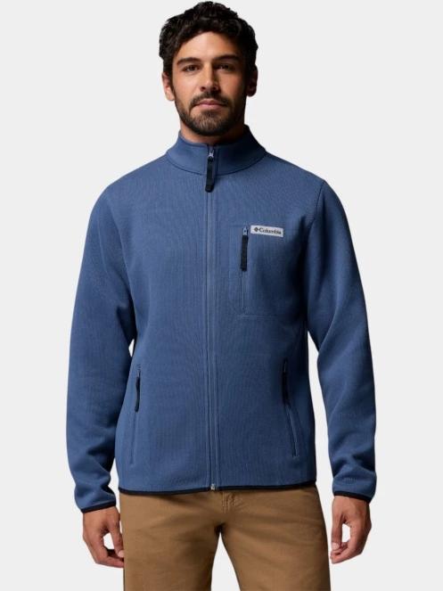 pulover polar pt. barbati Columbia Sweater Weather Full Zip albastru inchis 2