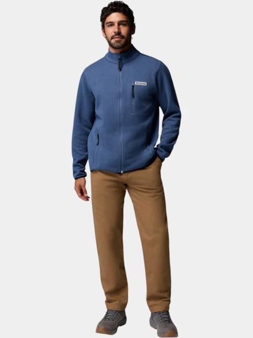 pulover polar pt. barbati Columbia Sweater Weather Full Zip albastru inchis 5