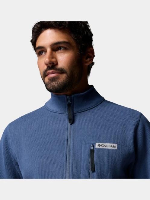 pulover polar pt. barbati Columbia Sweater Weather Full Zip albastru inchis 7