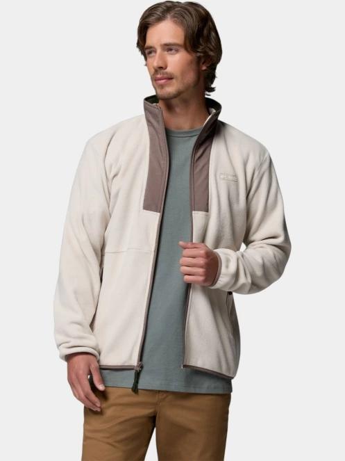 pulover polar pt. barbati Columbia Sequoia Grove II FZ Fleece nisip 6