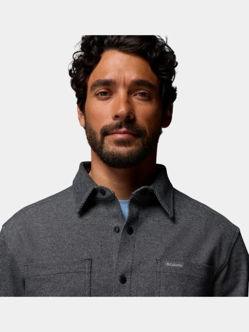 camasa cu maneci lungi pt. barbati Columbia Twill River Long Sleeve Knit Shirt negru 7
