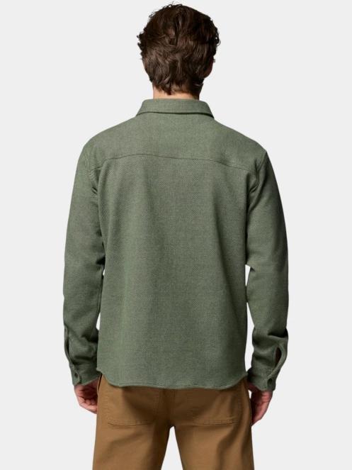 camasa cu maneci lungi pt. barbati Columbia Twill River Long Sleeve Knit Shirt verde inchis 4