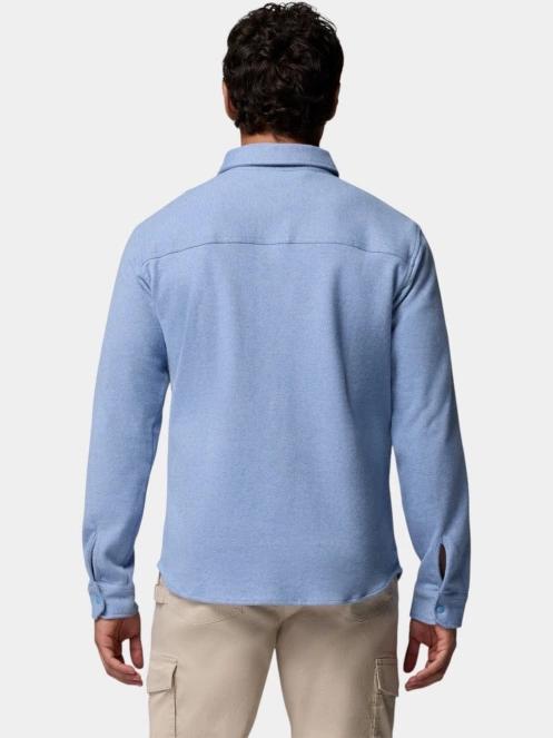 camasa cu maneci lungi pt. barbati Columbia Twill River Long Sleeve Knit Shirt albastru 4
